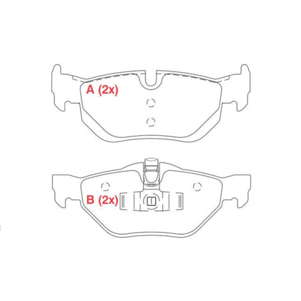 Pastilha Freio Traseira 320i 2.0 16v WPW925 - d01430de-1626-4a97-aea0-a3fc9be4defe