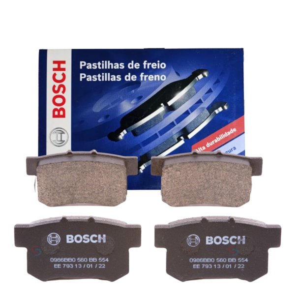 Pastilha Freio Traseira Bosch 0986BB0560 Honda Civic 1.8/2.0 - e7803081-bb06-47b6-9f79-33f0f54f5661