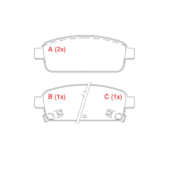 Pastilha Freio Traseira Cruze 1.8 16v WPW887