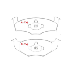 Pastilha Freio Voyage 1.6  2009/2013 WPW541