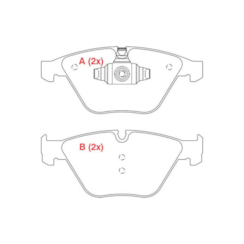 Pastilha Freio X1 18i SDrive 2010/2015 WPW218
