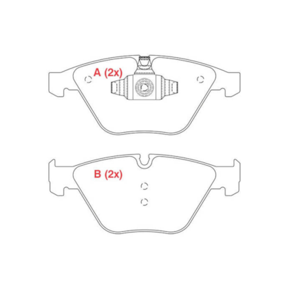 Pastilha Freio X1 18i SDrive 2010/2015 WPW218