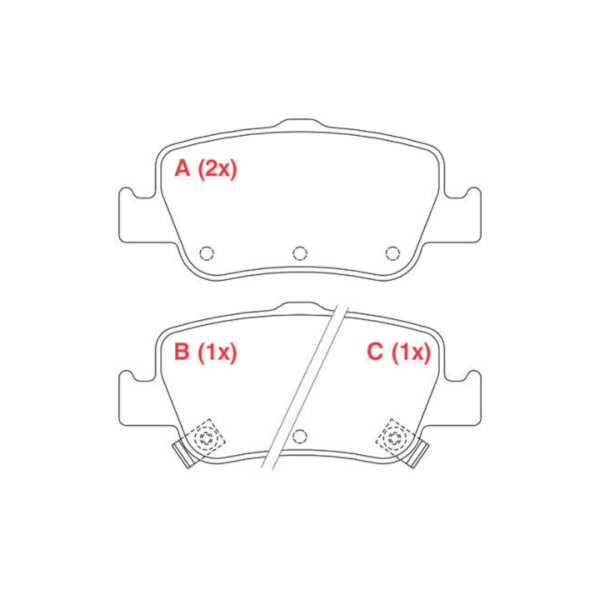 Pastilha Traseira Toyota Corolla 1.8 2009/... WPW707 - 57a0f48e-da15-488e-98e9-0c945d7dbb9c