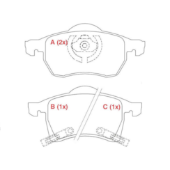 Pastilhas Freio Astra 2.0 16V 2001/2010 WPW72