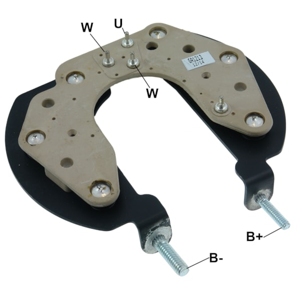 Placa De Diodo Alternador GA1213 
                       - e0adb593-8c37-4ef3-bae7-dfde6ef73510
