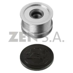 Polia Roda-Livre Alternador ZM 96.010.05 – Jeep/Fiat/Dodge — imagem 1