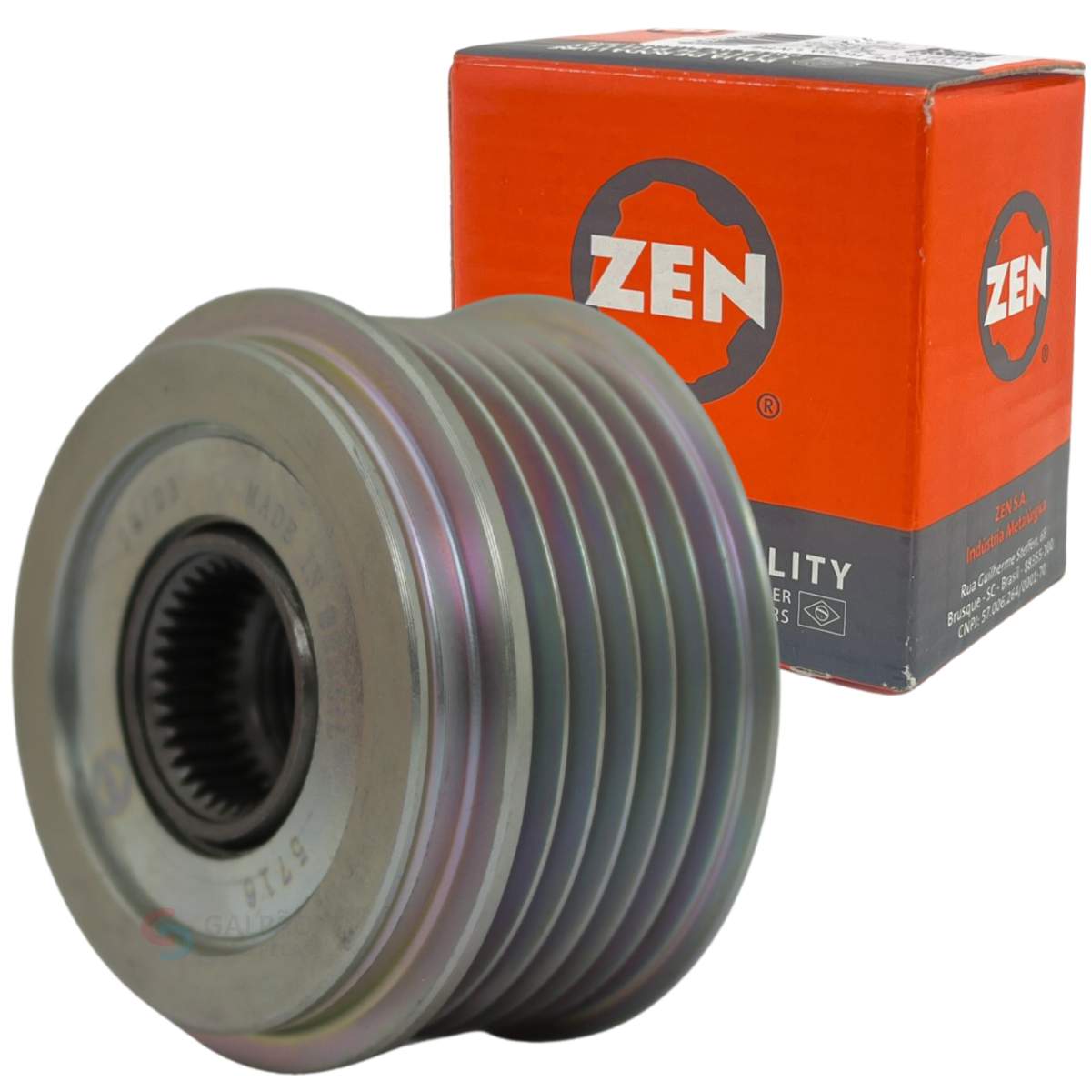 ★★★ Polia Do Alternador Hyundai I20, I30 Sportage - (zen5716
