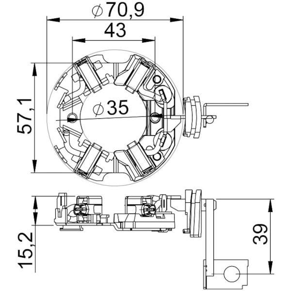 Porta Escova Partida A3 Ford UF-1117/4 - c6cee4e5-e2eb-4c19-b62f-c5359a49e8c9