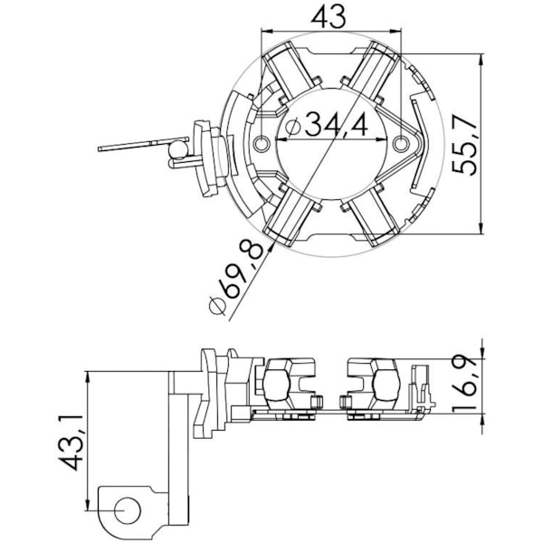 Porta Escova Partida A3 Tt Golf New Beetle Cordoba UF-1269/4 - f49a797a-5e29-4438-82a8-1102f3131dba