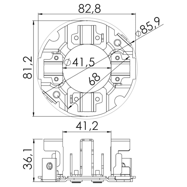 Porta Escova Partida Actros Axor 24v UF-1248/4 - 5612ab0c-330f-47e2-b42d-3889e01bb865