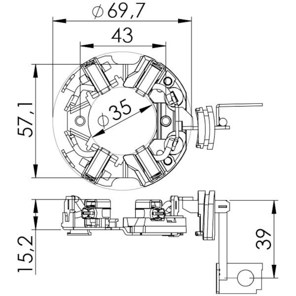 Porta Escova Partida Astra Zafira Palio Strada UF-1119/4 - ffc8e860-c733-48a1-ae06-c6da4fab63ce