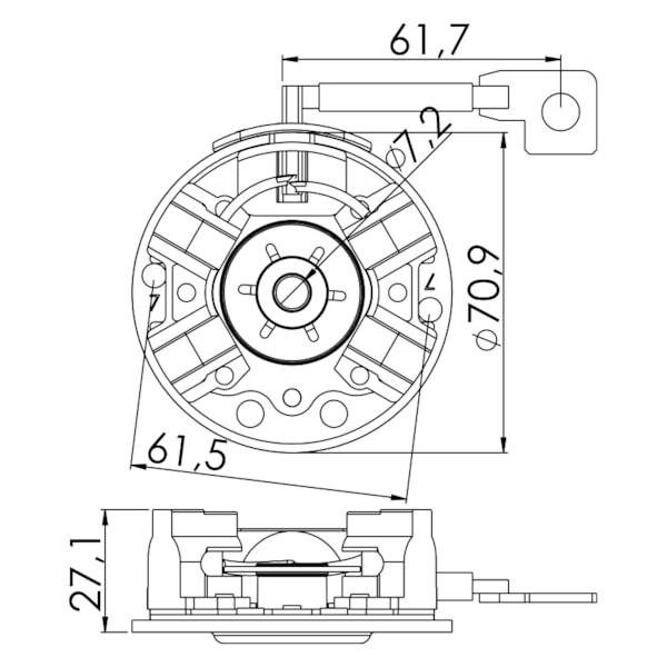 Porta Escova Partida Bongo K2500 H1 2.5 UF-1297/4 - b92da289-d624-4981-a6a6-d3ea5a0f7c27