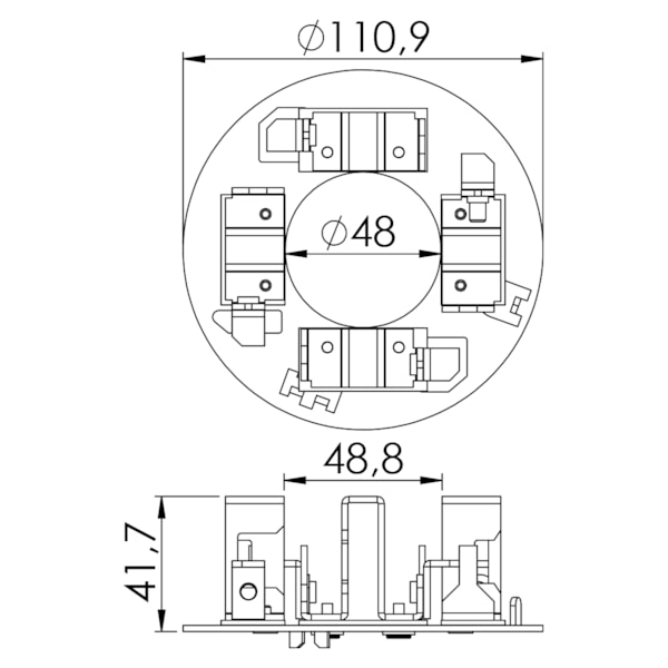Porta Escova Partida Caminhão Je 24v UF-1136/4 - f33b1605-d8a9-42b6-9bd0-5ebc76af505e