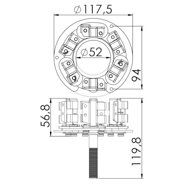 Porta Escova Partida Caterpillar Clark 24 UF-1188 - d1e2add0-20f2-4b37-9e62-e1bd7a677cac