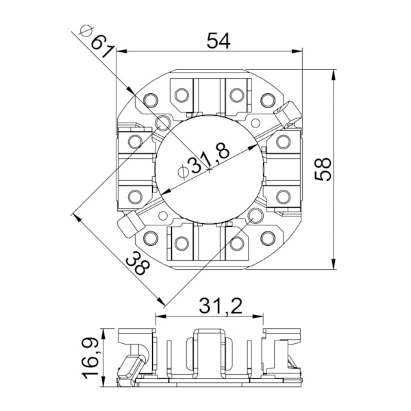 Porta Escova Partida Civic Fit Toyota UF-1209/4 - 6c5417e9-6f74-46a9-8adc-ce5d3cf7db47