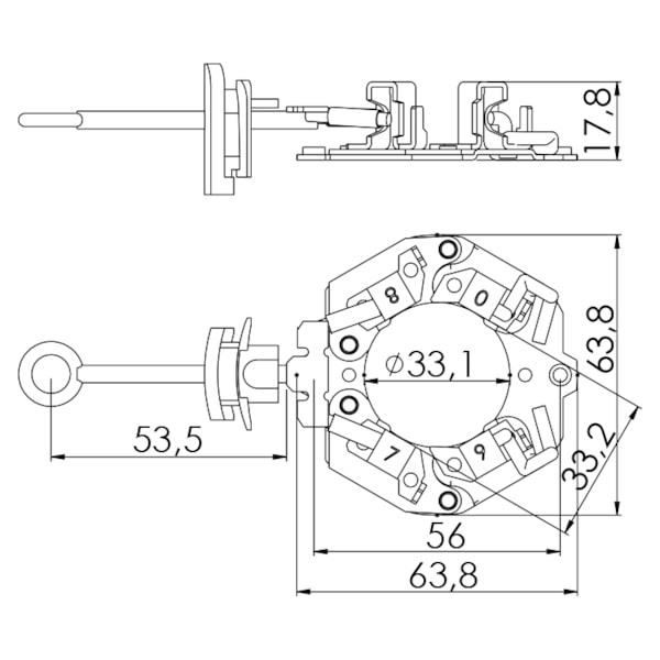 Porta Escova Partida Corolla Yaris Bmw Mini Cooper UF-1309/4 - edc62aa1-3faa-417f-a526-6ae00fc44bcc