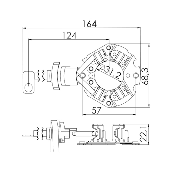 Porta Escova Partida Cruze Tracker Turbo 2017/.. UF-1328/4 - ae30f0de-cd71-4d82-b21e-953c8b9f3c01