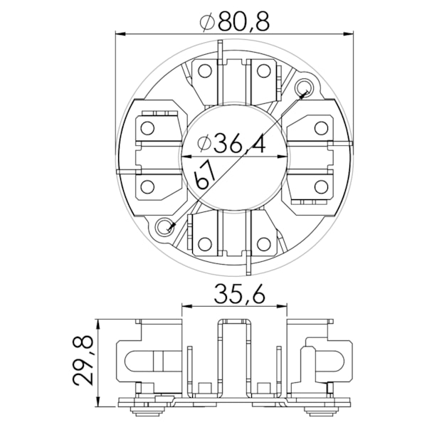 Porta Escova Partida Cummins UF-1196/4 - a1738a21-ebec-47bb-8e6a-fad4b4f3c048