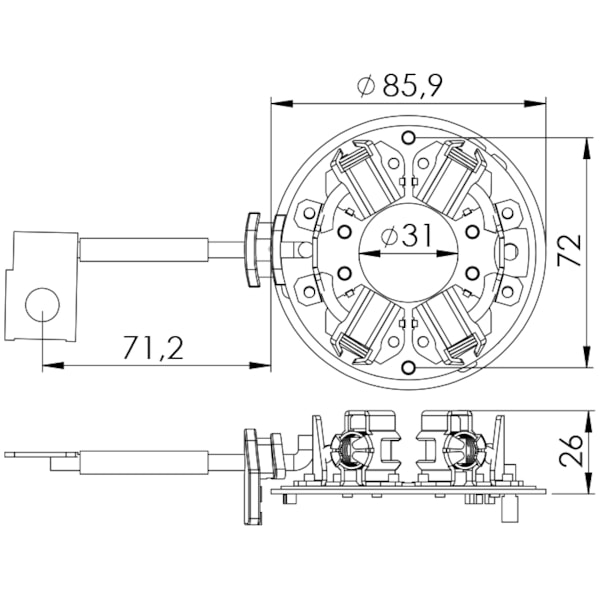 Porta Escova Partida F250 350 4000 Daily D35 UF-1164/4 - c16d28a5-ffa5-462e-b2ea-416c6bb35bea