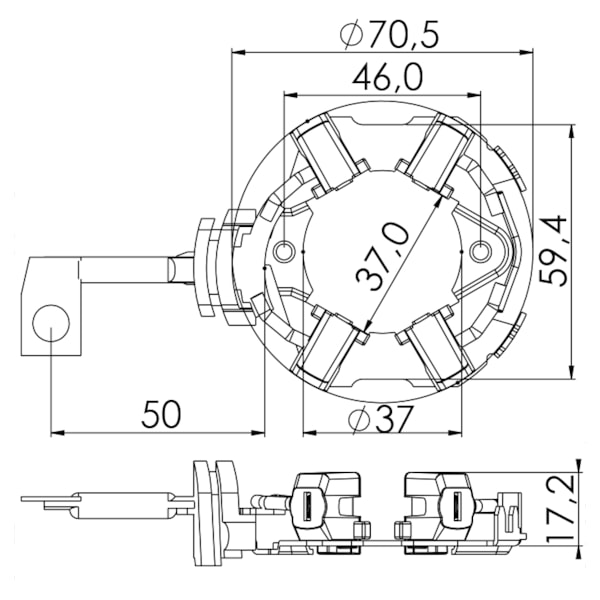 Porta Escova Partida Fiorino Palio Siena Strada Uno UF-1352/4 - da970700-94d4-478d-9e7b-5e0f09485c89