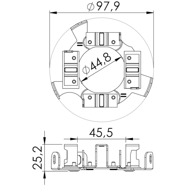 Porta Escova Partida Ford Trator UF-1111/4 - 8c412c14-0b45-4770-9475-5736b8667b27
