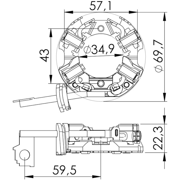 Porta Escova Partida Gol Pt Sv Omega Escort UF-1125/4 - 703ae88a-5ab7-40af-8d03-b38d29e9f2c4