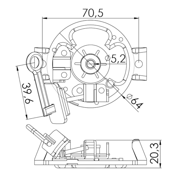 Porta Escova Partida J3 1.4 2011/.. UF-1295/2 - 079ed17e-1be7-4410-b98d-af1baef02bbf
