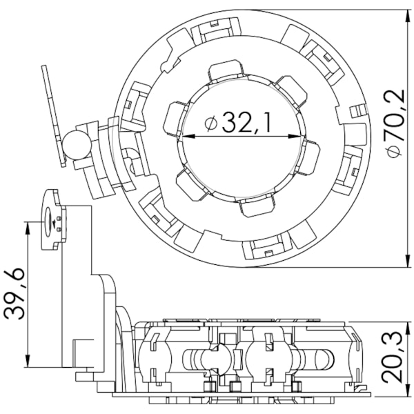 Porta Escova Partida Mobi Argo 1.0 C Motor Firefly 12v UF-1305/6 - 66c6bd11-7327-4637-828e-910b694e365e