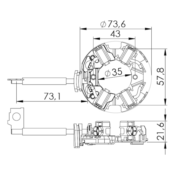 Porta Escova Partida Passat A3 Porshe Multivan UF-1127/4 - 47c7a8c7-14e7-4913-91b8-d99911628e6b