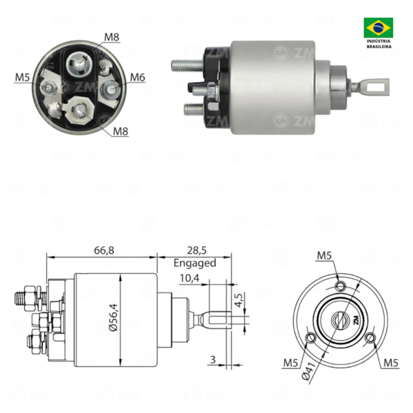 Rele De Partida Zm0475 3 5 7 8 Similar Bosch 0331303116 - 766307db-7a78-4989-8d7c-2db96e06c62e