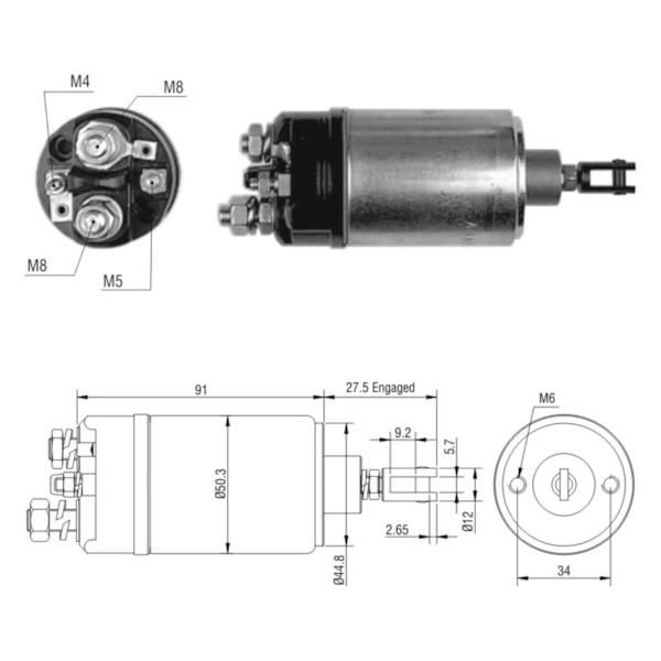 Rele De Partida Zm0523 Opala Similar Bosch 9330081010 - 596330b1-cb96-47a6-879b-d9d6659e7a3f