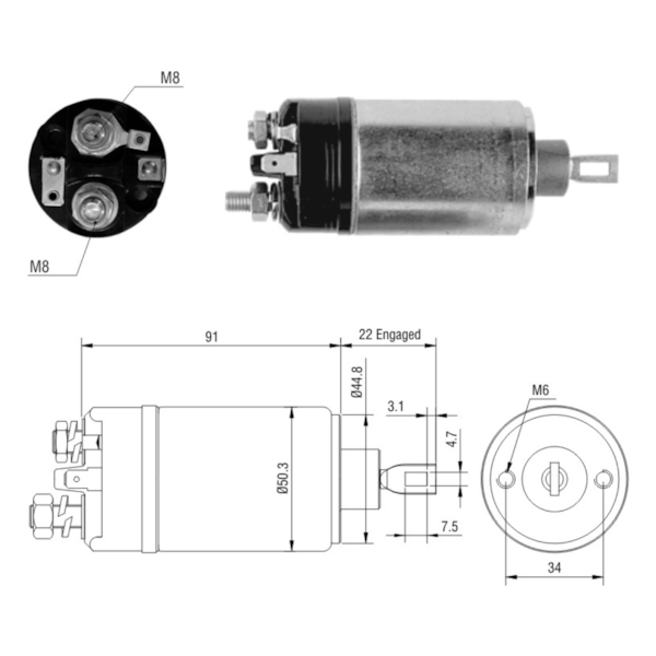 Rele De Partida Zm0524 Chevette Similar Bosch 0331302044 - b4597cf8-e4a6-4587-8a86-ad58812ccf3e