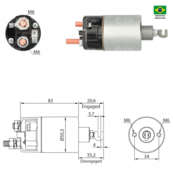 Rele De Partida Zm0660 Corona Similar Bosch 1987001000 - 09eda171-3613-49f1-9a50-06ade00a2569