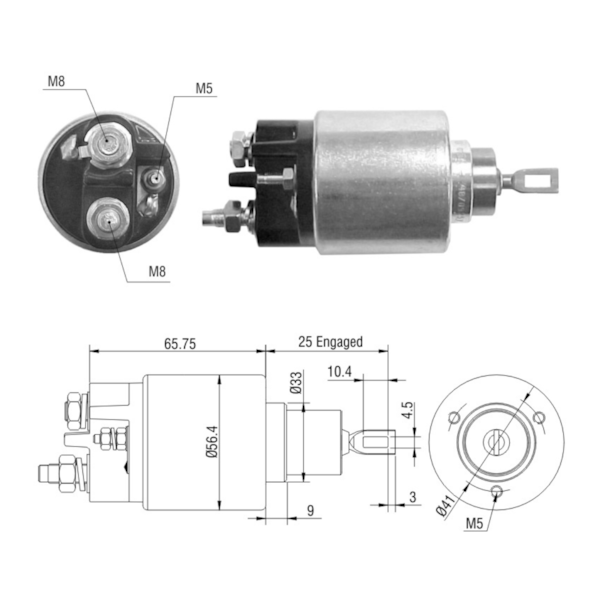 Rele De Partida ZM0679 C3 Similar Bosch F000SH0125 - 72b4cbfa-cbdd-46be-93e0-498a14a543e6