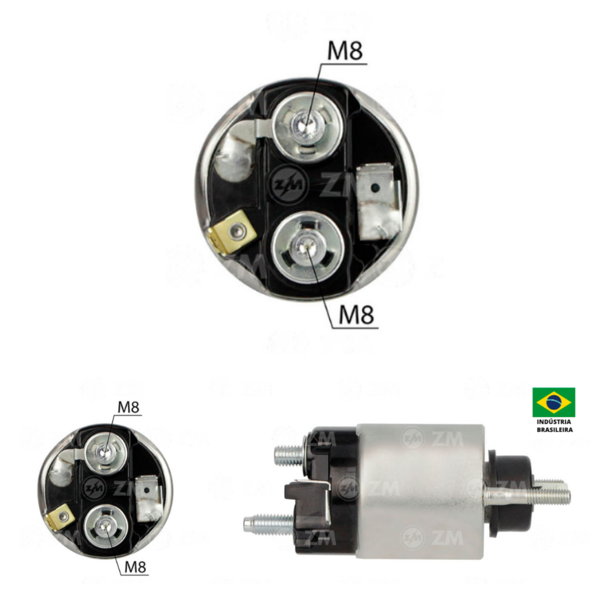 Rele De Partida Zm0707 SB 308 Similar Denso 053400-8510