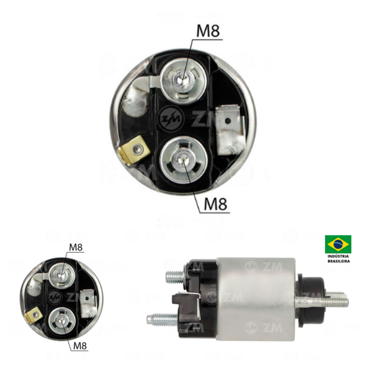 Rele De Partida Zm0708 Hi-Jet 850 Similar Denso 053400-8750