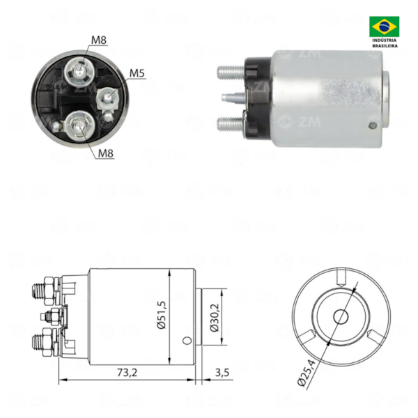 Rele De Partida Zm0861 Pick-up Similar Delco Remy 1114582 - ab30191b-f3f7-413a-bedf-84771b7d47be