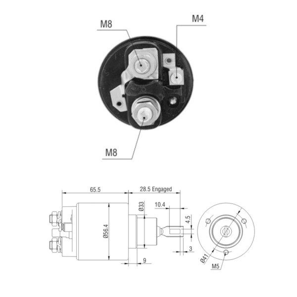 Rele De Partida Zm0871 Saveiro Similar Bosch 9330081061 - 67784be6-3828-421b-b2ee-0cbc253f5ff4