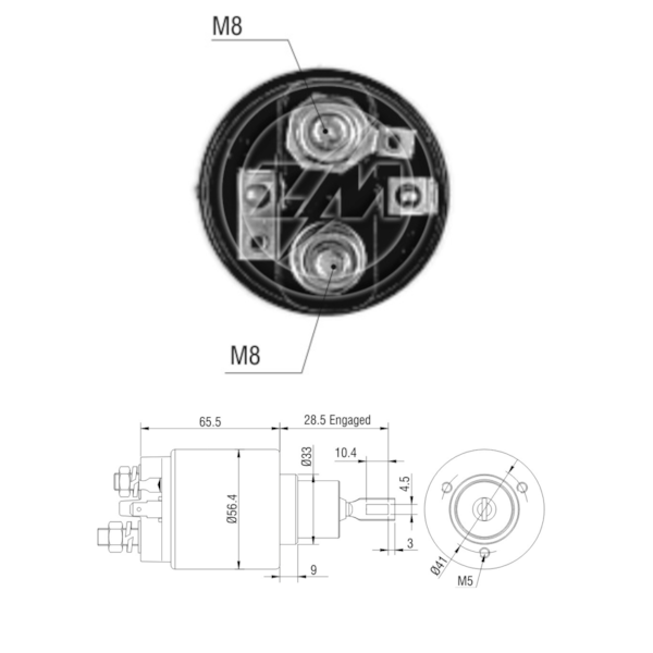 Rele De Partida Zm0872 Kadett Similar Bosch 9330081058 - 10916f65-62da-4fe6-893c-91286346f65f