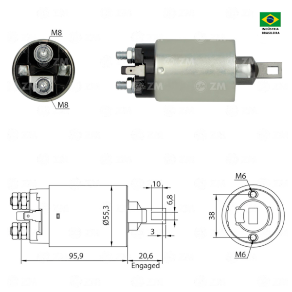 Rele De Partida Zm0891 Ranger Similar Bosch F042010516 - e2695343-a0d0-42f9-b12f-1797c595fc7d