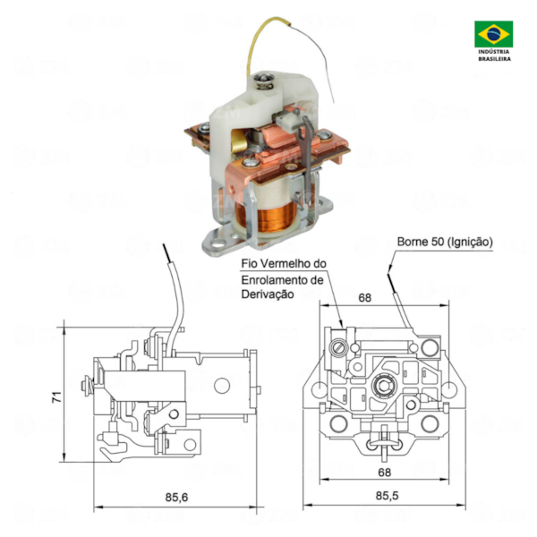 Rele De Partida Zm0901 FAT 95.350 Similar Bosch 0331101009 - 3b107abd-4076-4a82-9e56-670b9c73289e