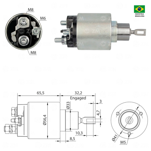 Rele De Partida Zm0974 Siena Similar Bosch F00ASH0134 - 37c3ecae-8fc9-48ab-8c5e-ca2020b79134