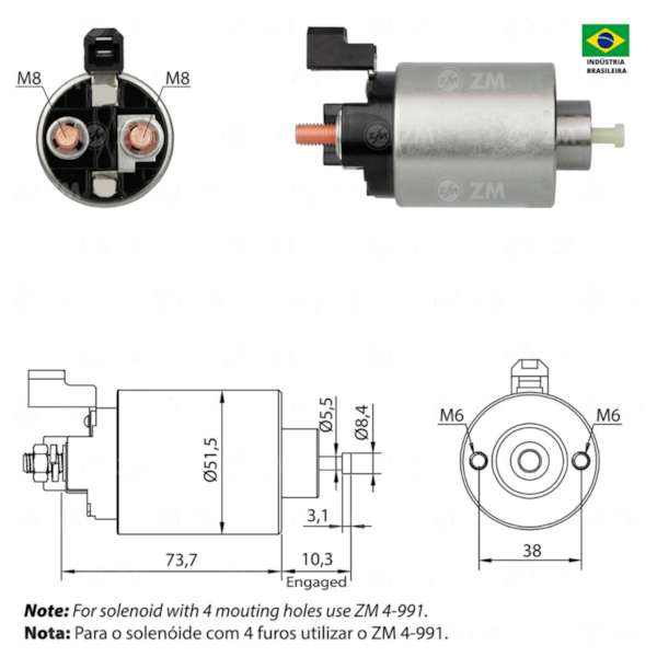 Rele De Partida Zm0991 Vision Similar Mitsubishi 78773 - 73d36264-215f-4be6-8d63-36e6d835ddc6