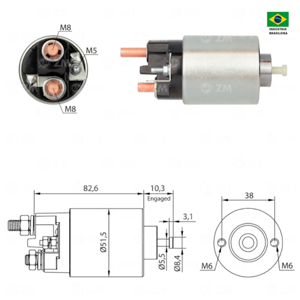 Rele De Partida Zm0993 C8 Similar Bosch F032230788f032334943 - 48eceac5-ec6b-49e5-8538-e0486d5bca66
