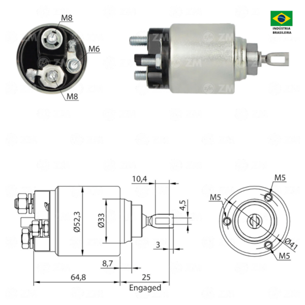 Rele De Partida Zm1371 Fiesta Similar Bosch 2339304050 - d7859e27-396e-4321-893e-3ca1a9f22b1f