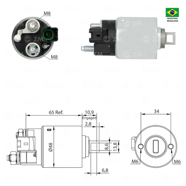 Rele De Partida Zm1425 Sienna Similar Toyota 28226-28051 - 7e6b43b0-524e-47eb-b35d-e67a80fef024