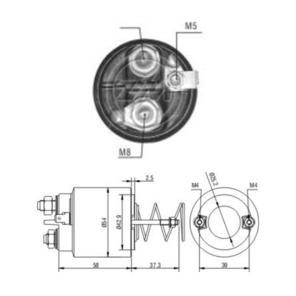 Rele De Partida Zm1492 Ducato Similar Valeo 182464CED518 - b637b67e-6a58-444d-955c-1273673a081c