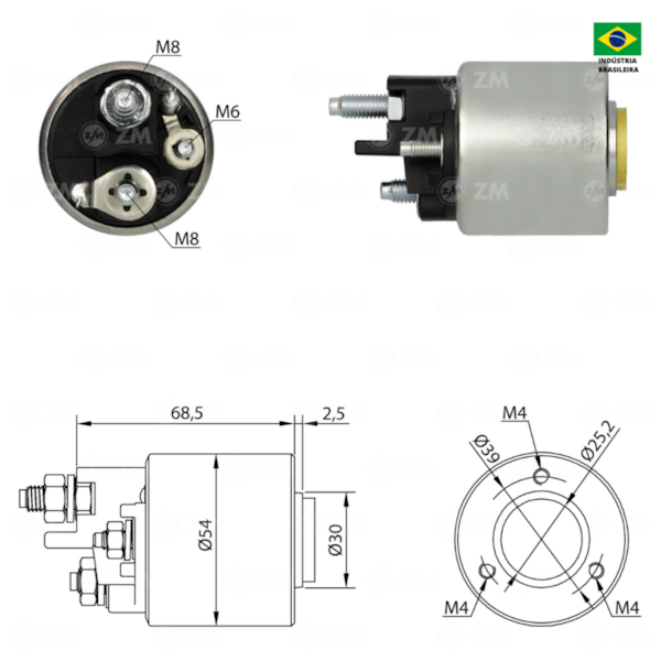 Rele De Partida Zm1590 Sprinter Similar Valeo 594704 - 59b2e5e2-e89a-428c-96b1-7f25862ff2f2