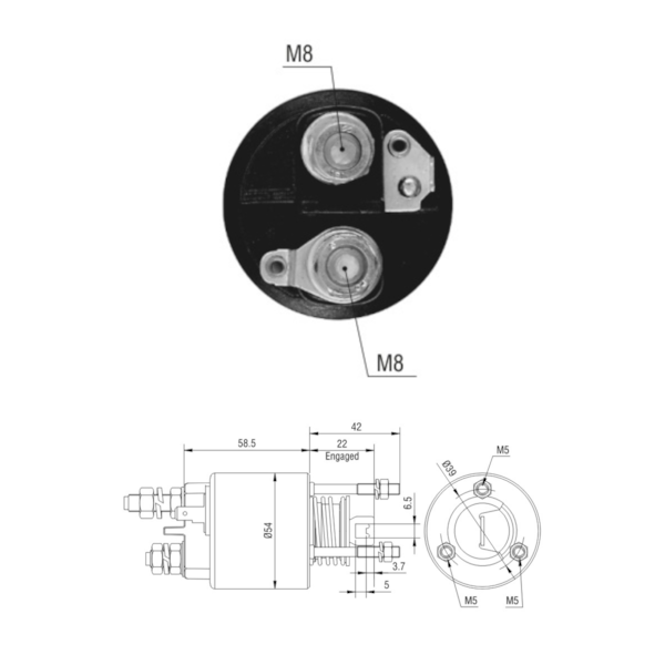Rele De Partida Zm1595 Punto Similar Bosch F042010303 - 8d6a2da7-403f-48ce-affb-244d1b841d69