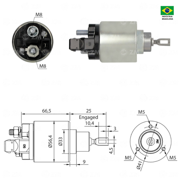 Rele De Partida ZM1972 Parati Similar Bosch 9330081068 - d2adb59f-b536-4e6c-a89f-16cb18e1fb7a